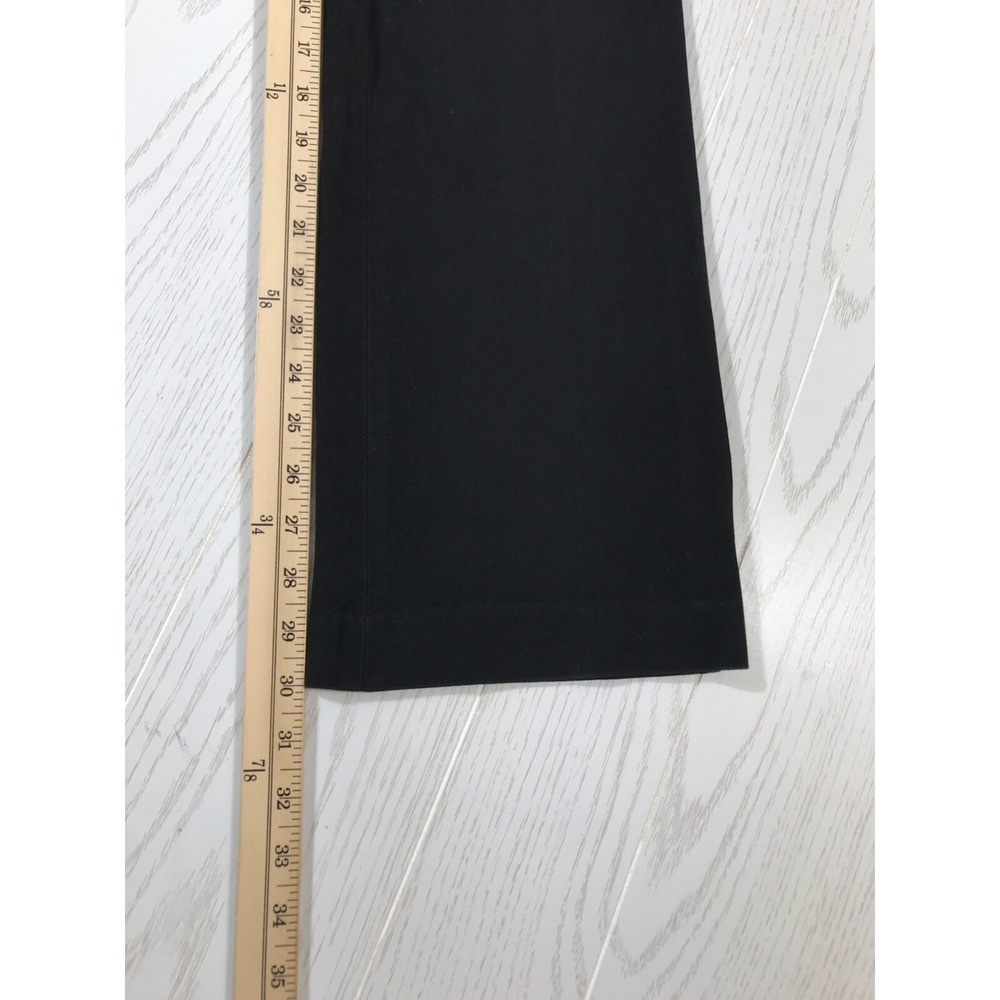 Lauren Ralph Lauren Chino Pants Women 8 Black Adele Dress Pant Straight 2 Pair - Picture 7 of 11